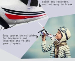 2.4G RC Airplane Fixed Wing Plane Outdoor Toys Drone RTF Upgrade Version Digital Servo Propeller, With Gyroscope -Children Toys Sale product image 1144813791