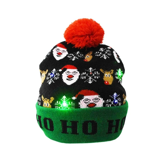 Christmas LED Hat Light Up Knitted Beanie Holiday Hat, Best Christmas Gift For Kids Adults 6 Christmas LED Hat Light Up Knitted Beanie Holiday Hat, Best Christmas Gift For Kids Adults - Image 6