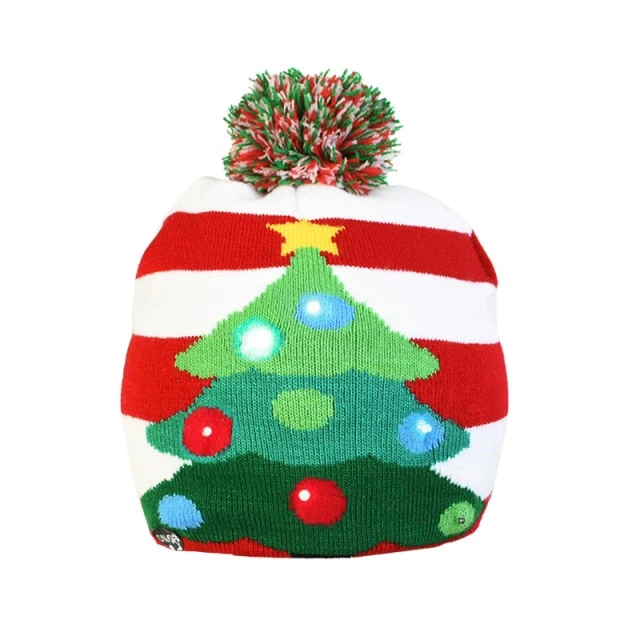 Christmas LED Hat Light Up Knitted Beanie Holiday Hat, Best Christmas Gift For Kids Adults 11 Christmas LED Hat Light Up Knitted Beanie Holiday Hat, Best Christmas Gift For Kids Adults - Image 11