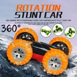3D RC Stunt Car High Speed Tumbling Crawler Vehicle 360 Degree Flips Double Sided Rotating Tumbling RC Car Radio Control Toy Car 18 3D RC Stunt Car High Speed Tumbling Crawler Vehicle 360 Degree Flips Double Sided Rotating Tumbling RC Car Radio Control Toy Car -Children Toys Sale product image 1674552046
