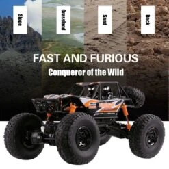 1/8 Super RC Rock Crawler 4WD Off-road Remote Control Monster Truck 2.4G Remote Climbing Car -Children Toys Sale product image 1675122495