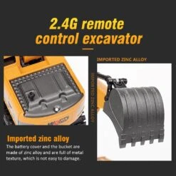 RC Excavator Toy 2.4G Remote Control Engineering Car With Light For Boys 9 RC Excavator Toy 2.4G Remote Control Engineering Car With Light For Boys -Children Toys Sale product image 1697906417 a8922e91 c0a8 4fcc 96f3 382972e5f9f4