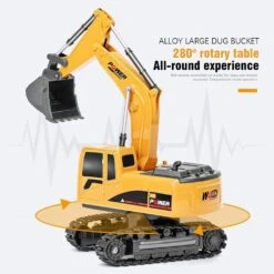 RC Excavator Toy 2.4G Remote Control Engineering Car With Light For Boys 10 RC Excavator Toy 2.4G Remote Control Engineering Car With Light For Boys -Children Toys Sale product image 1697906422