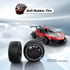 1/14 2.4GHZ 4CH High Frequency Alloy Remote Control High-speed Moter RC Racing Car 12 1/14 2.4GHZ 4CH High Frequency Alloy Remote Control High-speed Moter RC Racing Car -Children Toys Sale product image 1717178000