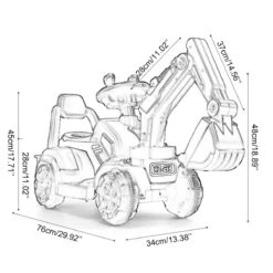 Children's Riding Excavator Electric Ride On Digger Toy 6 Volt Pedal Excavator 27 Children's Riding Excavator Electric Ride On Digger Toy 6 Volt Pedal Excavator -Children Toys Sale product image 1747387938 b639d43f b0db 4445 a9d3 7da9b9900dfc