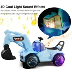 Kids Excavator Toy Music Light Engineering Vehicle Toy Electric Toy Car For Girls Boy Outdoor Fun Kids Toys -Children Toys Sale product image 1977140027