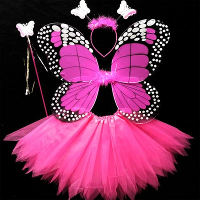 Kids Costume Cosplay Fairy Angel Wings Girl Butterfly Wings Performance Dress 10 Kids Costume Cosplay Fairy Angel Wings Girl Butterfly Wings Performance Dress - Image 10
