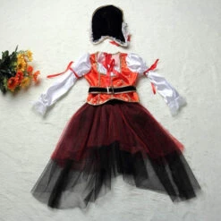 Girls Halloween Christmas Pirate Party Cosplay Costume 7 Girls Halloween Christmas Pirate Party Cosplay Costume -Children Toys Sale product image 994529051