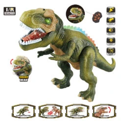 Kids RC Dinosaur Toy Remote Control Dinosaur T-Rex With LED Light Up, Walking & Roaring Realistic Dinosaur Toys -Children Toys Sale rc dinosaur T Rex kids toy