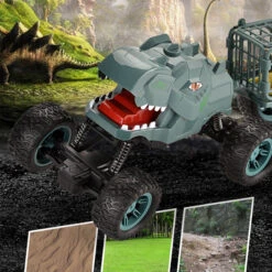 6WD RC Dinosaur Car Remote Control Carrier Truck Dinosaur Toy With Small Dinos For Children Kids Gift 18 6WD RC Dinosaur Car Remote Control Carrier Truck Dinosaur Toy With Small Dinos For Children Kids Gift -Children Toys Sale rc dinosaur transport car 10
