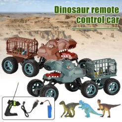 6WD RC Dinosaur Car Remote Control Carrier Truck Dinosaur Toy With Small Dinos For Children Kids Gift 21 6WD RC Dinosaur Car Remote Control Carrier Truck Dinosaur Toy With Small Dinos For Children Kids Gift -Children Toys Sale rc dinosaur transport car 8