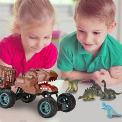 6WD RC Dinosaur Car Remote Control Carrier Truck Dinosaur Toy With Small Dinos For Children Kids Gift 25 6WD RC Dinosaur Car Remote Control Carrier Truck Dinosaur Toy With Small Dinos For Children Kids Gift -Children Toys Sale rc dinosaur transport car 9