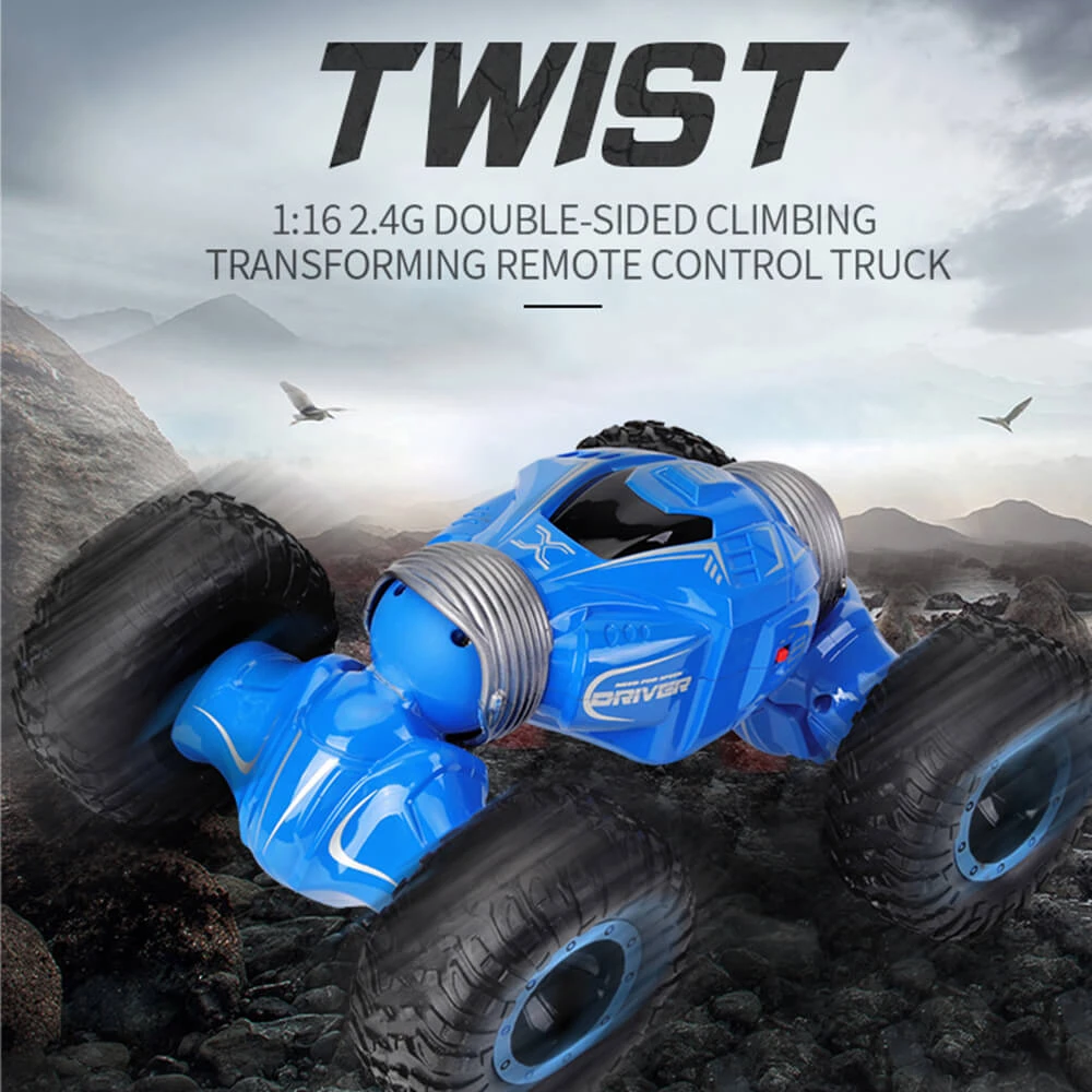 RC Cars For Kids - 1:16 RC Twist Car 4WD Rechargable Remote Control Climber RC Car 1 RC Cars For Kids - 1:16 RC Twist Car 4WD Rechargable Remote Control Climber RC Car