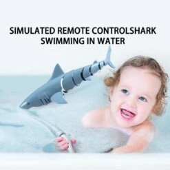 Simulation Shark Remote Toy Spoof Jokes Interesting Prank Toys Remote Control Racing Boat -Children Toys Sale rcboat 3