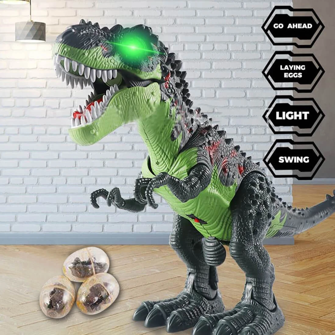 Realistic Remote Control Dinosaur Walking Spray Simulation T-Rex Robot Dinosaur Toy 3 Realistic Remote Control Dinosaur Walking Spray Simulation T-Rex Robot Dinosaur Toy - Image 3