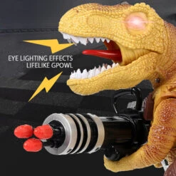 Kids RC Dinosaur With Launching Bullets Electric Remote Control Tyrannosaurus Rex Commando For Battle 18 Kids RC Dinosaur With Launching Bullets Electric Remote Control Tyrannosaurus Rex Commando For Battle -Children Toys Sale remote control battle dinosaur 5