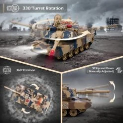 RC Tank With Smoke Effect Remote Control Battle Mist Spray Tank Toy With Life Indicators For Kids -Children Toys Sale remote control battle tank with smoke effect 14
