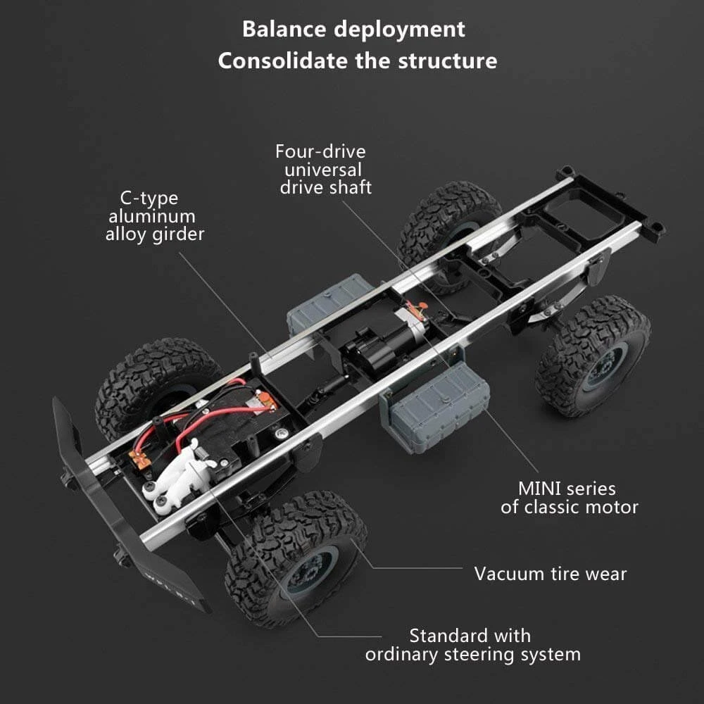 RC Car 2.4G Off-Road Vehicle High Speed Remote Control Truck Toy For Children Birthday Gift 10 RC Car 2.4G Off-Road Vehicle High Speed Remote Control Truck Toy For Children Birthday Gift - Image 10