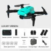 RC Drone With Dual Camera Foldable FPV Quadcopter For Beginners 360 Degrees Rotation Stunt Flying Toy