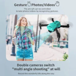 RC Drone With Dual Camera Foldable FPV Quadcopter For Beginners 360 Degrees Rotation Stunt Flying Toy -Children Toys Sale remote control drone with dual camera 7