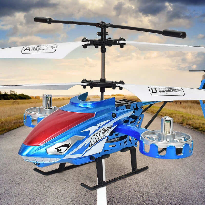 Alloy RC Helicopter 2.4G Aircraft Remote Control Plane With Side Fly For Kids Birthday Gift 1 Alloy RC Helicopter 2.4G Aircraft Remote Control Plane With Side Fly For Kids Birthday Gift