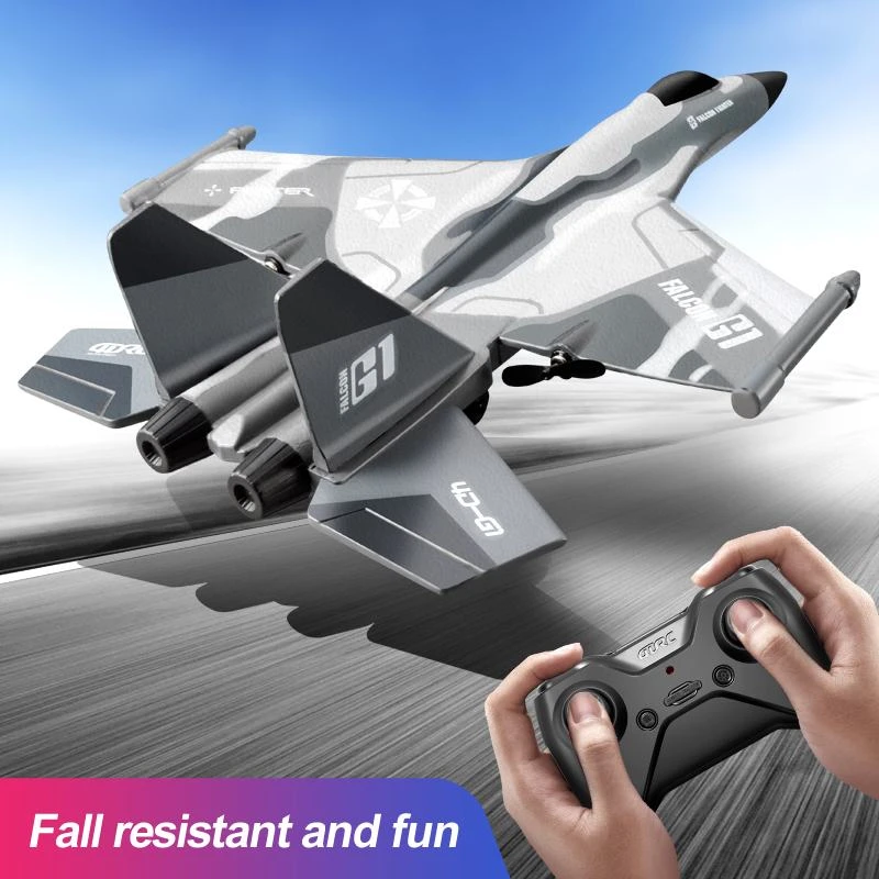 12.4'' RC G1 Fighter Jet Remote Control EPP Airplane 2.4GHz RC Aircraft For Kids And Beginners 1 12.4'' RC G1 Fighter Jet Remote Control EPP Airplane 2.4GHz RC Aircraft For Kids And Beginners