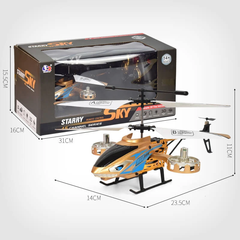 Alloy RC Helicopter 2.4G Aircraft Remote Control Plane With Side Fly For Kids Birthday Gift 8 Alloy RC Helicopter 2.4G Aircraft Remote Control Plane With Side Fly For Kids Birthday Gift - Image 8