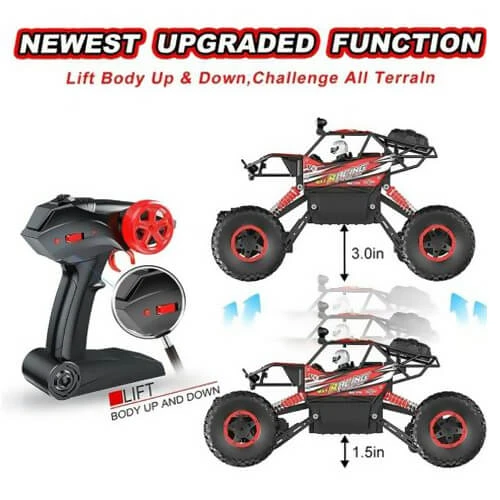 1:12 RC Car 4WD Remote Control Off-Road Monster Truck Climbing Racing Stunt Car For Kids 4 1:12 RC Car 4WD Remote Control Off-Road Monster Truck Climbing Racing Stunt Car For Kids - Image 4