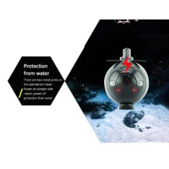 Kids Mini RC Submarine 6CH Smart Electric Boat Remote Control Waterproof Diving Toy -Children Toys Sale remote control submarine 1