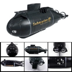 Kids Mini RC Submarine 6CH Smart Electric Boat Remote Control Waterproof Diving Toy -Children Toys Sale remote control submarine 2