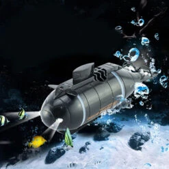 Kids Mini RC Submarine 6CH Smart Electric Boat Remote Control Waterproof Diving Toy -Children Toys Sale remote control submarine 6