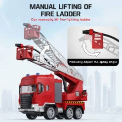 Water Spray RC Fire Truck Rescue Engine Remote Control And Electronic Vehicle 20 Water Spray RC Fire Truck Rescue Engine Remote Control And Electronic Vehicle -Children Toys Sale remotecontrolfirerescuetruck 6