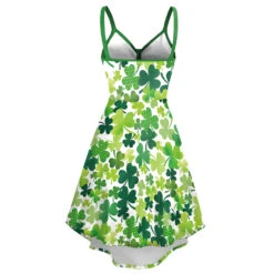 Women St Patricks Day Costume Green Slip Midi Dress For Paddys Day Carnival -Children Toys Sale saint patricks day costume 6