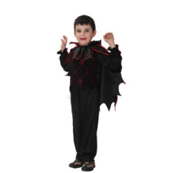 Kids Vampire Scary Halloween Costume Full Set For Boys Girls Cosplay -Children Toys Sale scary vampire halloween costume 5