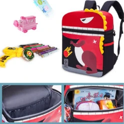 Boys Backpacks Fashion 3D Dog Gorilla Dinosaur Backpacks Kids Schoolbags For Kindergarten -Children Toys Sale schoolbag 8