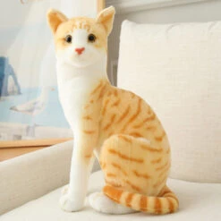 13.7” Siamese Cats Plush Toy Shorthair Cute Orange Cat Lifelike Stuffed Pet Toys For Home Decor 6 13.7” Siamese Cats Plush Toy Shorthair Cute Orange Cat Lifelike Stuffed Pet Toys For Home Decor -Children Toys Sale siamese cats plush toy 1