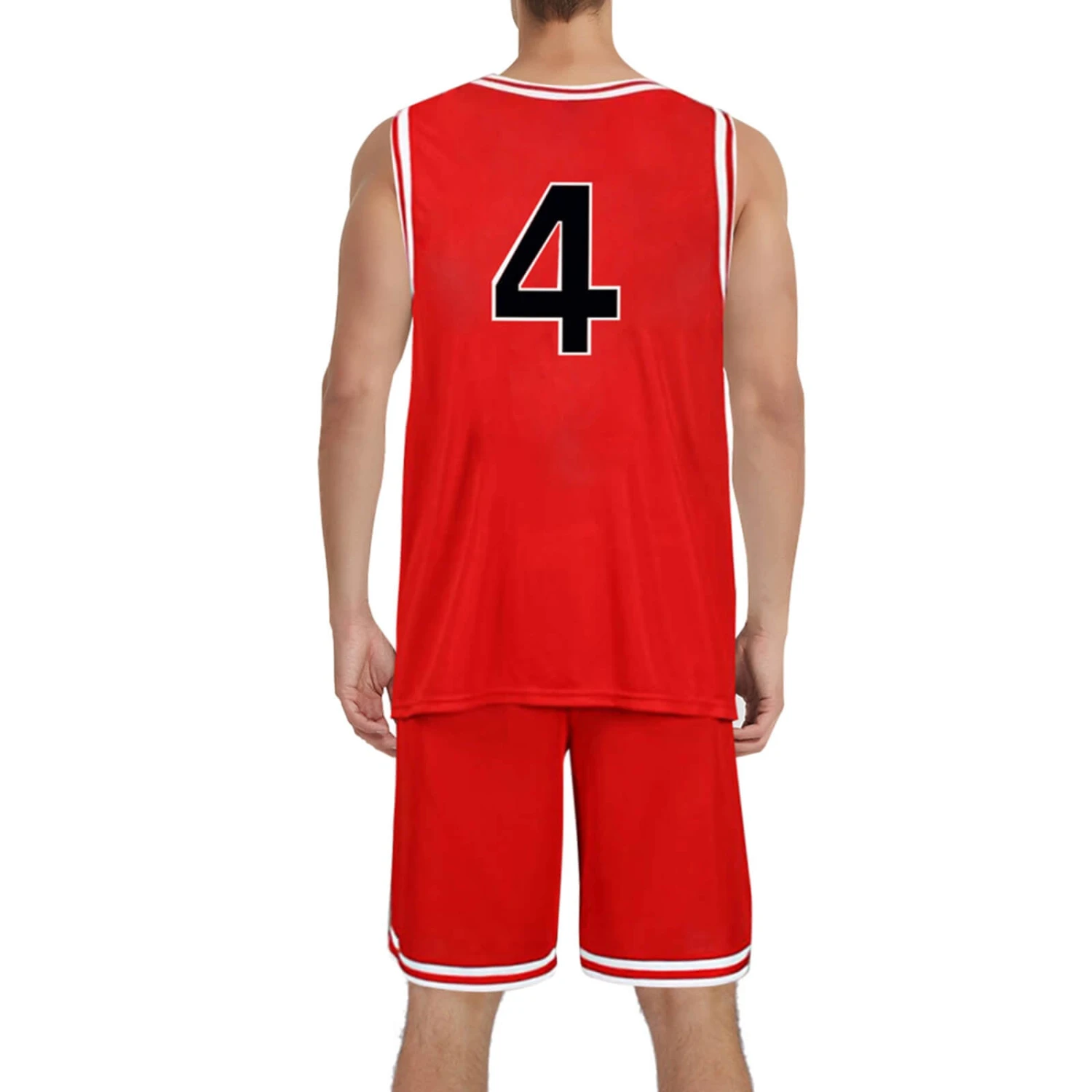 Shohoku Jersey Basketball Vest Shorts Suit Hanamichi Sakuragi Kaede Rukawa Sleeveless Sportswear For Kids Adults 5 Shohoku Jersey Basketball Vest Shorts Suit Hanamichi Sakuragi Kaede Rukawa Sleeveless Sportswear For Kids Adults - Image 5