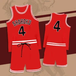Shohoku Jersey Basketball Vest Shorts Suit Hanamichi Sakuragi Kaede Rukawa Sleeveless Sportswear For Kids Adults 16 Shohoku Jersey Basketball Vest Shorts Suit Hanamichi Sakuragi Kaede Rukawa Sleeveless Sportswear For Kids Adults -Children Toys Sale slam dunk jersey 2