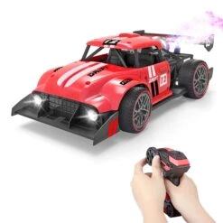 Alloy Spray RC Car Remote Control Mist Spray High Speed Stunt Car With LED Light 18 Alloy Spray RC Car Remote Control Mist Spray High Speed Stunt Car With LED Light -Children Toys Sale spary rc car 3