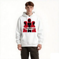 Mens Red Guard Costume Hooded Sweatshirt Game Player Pullover For Adult Daily Wear -Children Toys Sale squid game costume 3 085feb60 2e48 4461 af57 3a4f87f27910