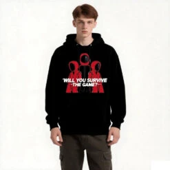 Mens Red Guard Costume Hooded Sweatshirt Game Player Pullover For Adult Daily Wear -Children Toys Sale squid game costume 4 9eb7ae2b 802b 4f69 9493 906659c2d835