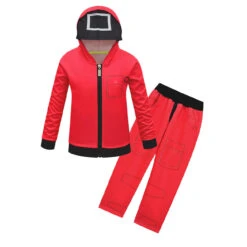 Kids Guard Costume Game 2 Soldier Sweatshirt And Pants 2pcs Suit -Children Toys Sale squid game costume 5