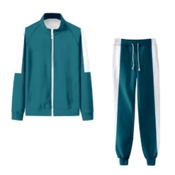 Kids Adults Blue Player Costume Game 2 Unisex Tracksuit Jacket Pants Outfit -Children Toys Sale squid game tracksuit