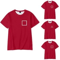 Kids Adult Guard T-shirt Unisex Soldier Cosplay Costume 22 Kids Adult Guard T-shirt Unisex Soldier Cosplay Costume -Children Toys Sale squid game guard costume T shirt for kids adult 2