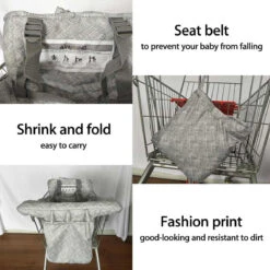 Baby Shopping Cart Seat Cushion Toddler Chair Cushion Travel Portable Mat -Children Toys Sale toddlershoopingcartcushion 7