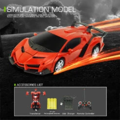 Kids Gesture Sensor Robot RC Car 2 In 1 Toys Kids Remote Control Cars 22 Kids Gesture Sensor Robot RC Car 2 In 1 Toys Kids Remote Control Cars -Children Toys Sale transformer robot RC cars for kids 14