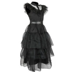 Wednesday Addams Dress Wednesday Costume Black Gothic Tulle Addams Cosplay Party Dress 15 Wednesday Addams Dress Wednesday Costume Black Gothic Tulle Addams Cosplay Party Dress -Children Toys Sale wednesday addams dress Wednesday costume cosplay 1