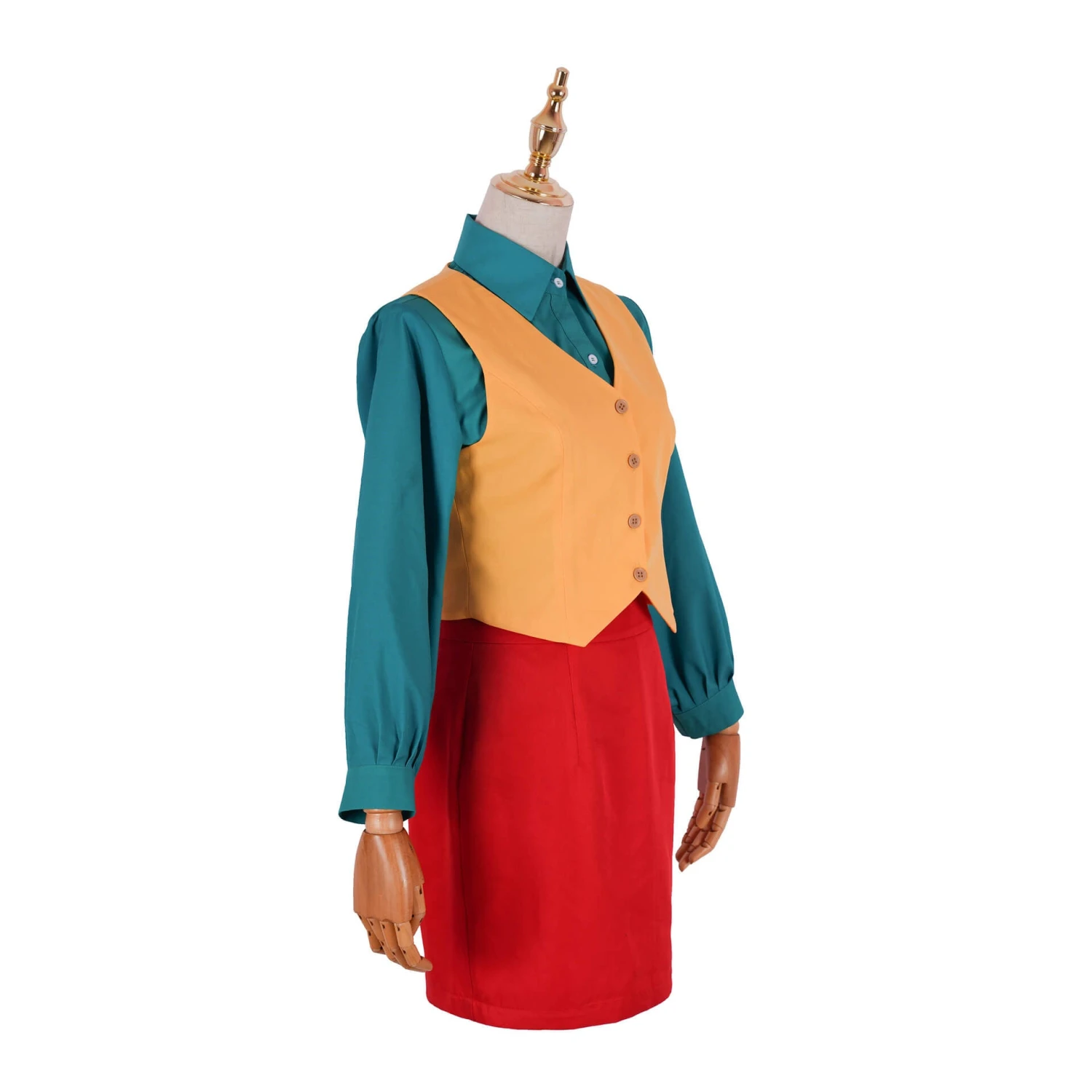 Adult Joker Costume Female Arthur Fleck Cosplay Outfit Villain Halloween Suits With Vest Skirt 2 Adult Joker Costume Female Arthur Fleck Cosplay Outfit Villain Halloween Suits With Vest Skirt - Image 2