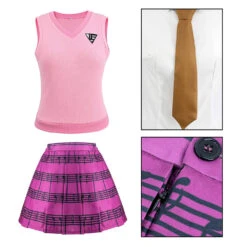 Teens Women Akamatsu Kaede Cosplay Costume High School Students Uniform Halloween Funny Outfit -Children Toys Sale women kaede akamatsu cosplay costume 8